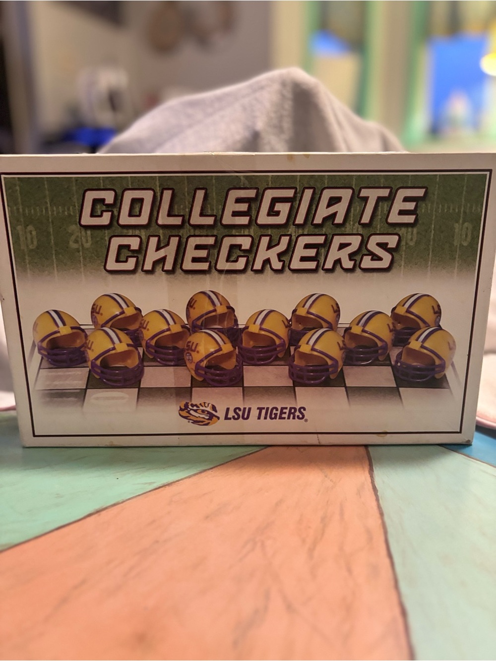 RARE LSU
TIGERS
COLLEGIATE CHECKERS...